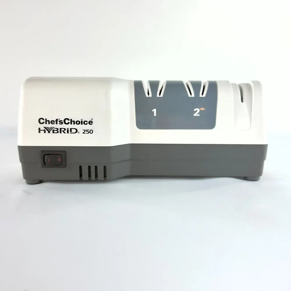 Chef's Choice Hybrid Model 250 Electric 3-Stage Knife Sharpener White